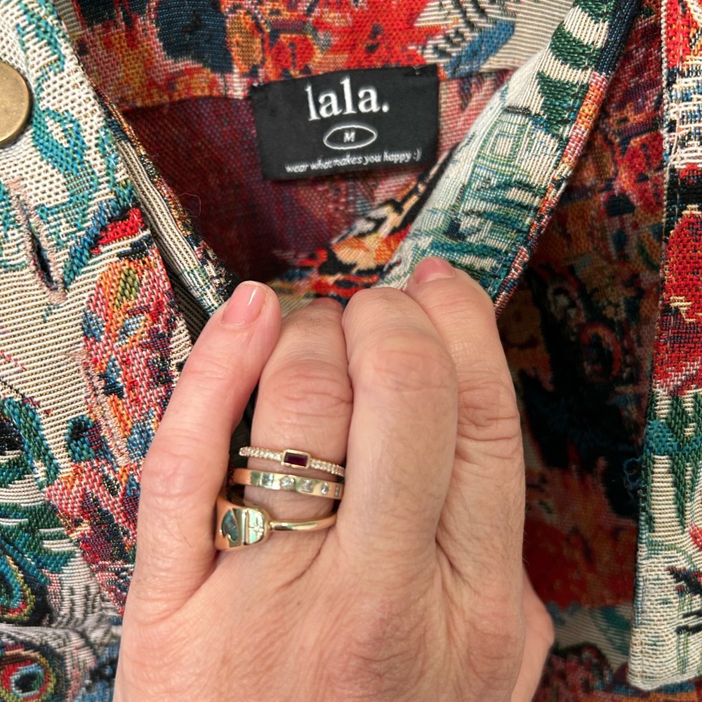 Dressed in LALA Can't Tame Me Overall Dress in Wild Soul Jacquard - Picture 6 of 7